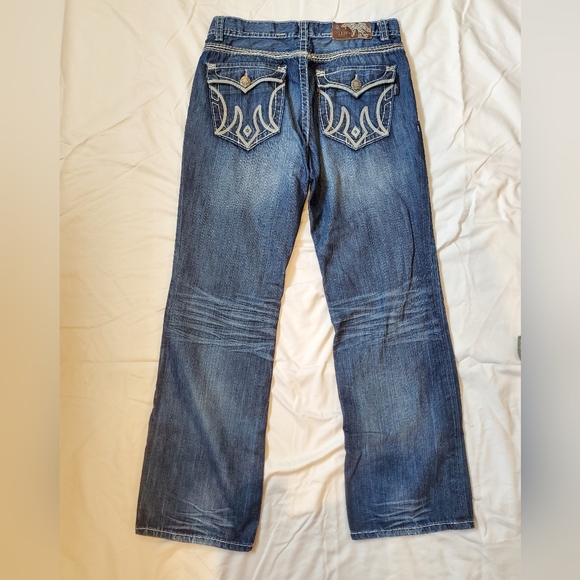 Mens Buckle Jeans - Picture 3 of 4